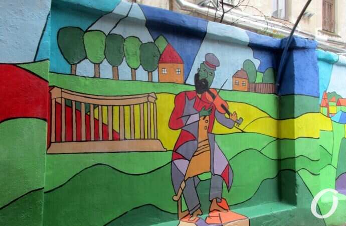 Шагаловский мурал4
