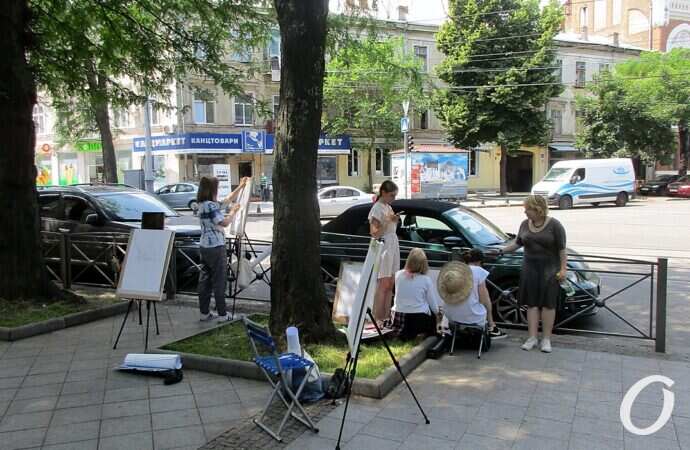 июнь в Одессе, художники