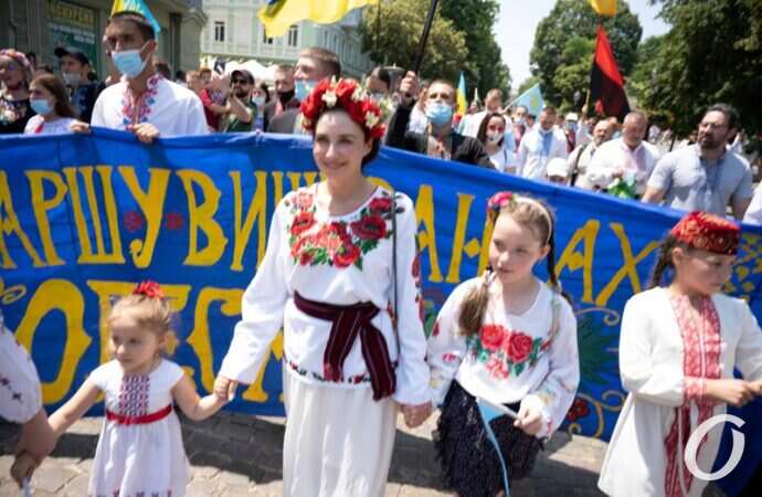 Мегамарш в вышиванках, Одесса 2021 г.15
