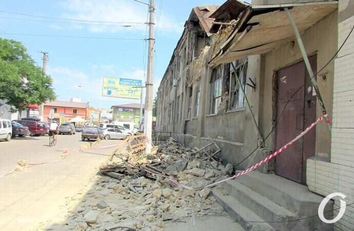 обрушившийся дом на Молдаванке