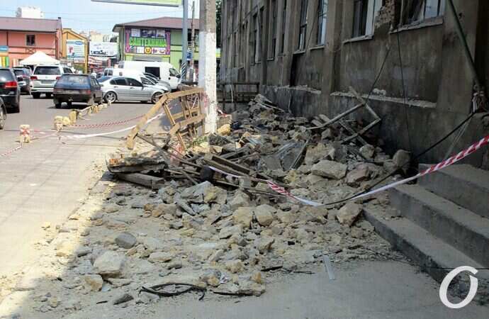 обрушившийся дом на Молдаванке