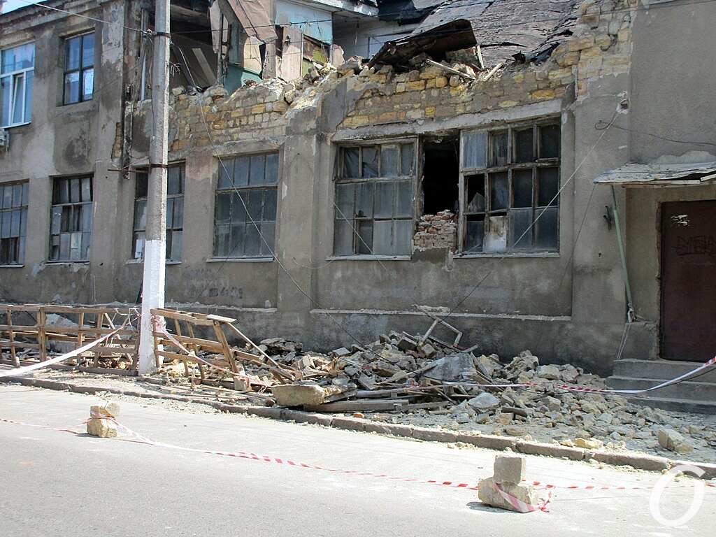 обрушившийся дом на Молдаванке