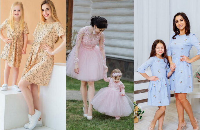 Платье для мамы и дочки: выбираем оригинальный Family Look
