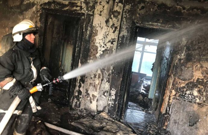 В Одессе горел санаторий, который хотят застроить
