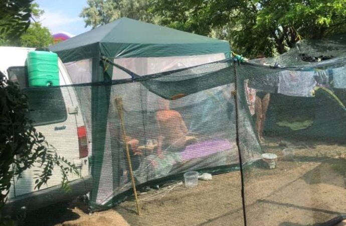 туристы-дикари в Лузановке