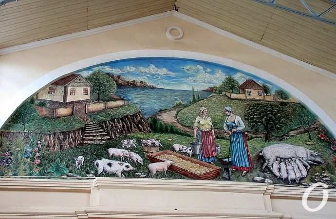 Новый рынок, картина