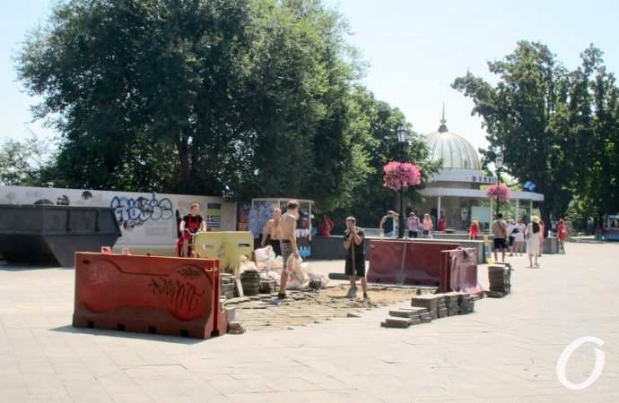 Приморский бульвар, ремонт4