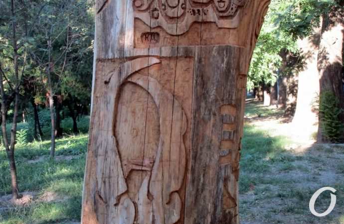 Деревянный креатив, по дороге на Ланжерон5