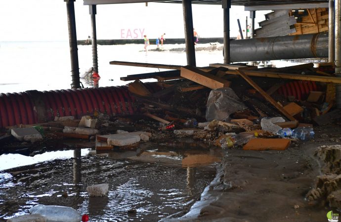 труба под настилом в Аркадии