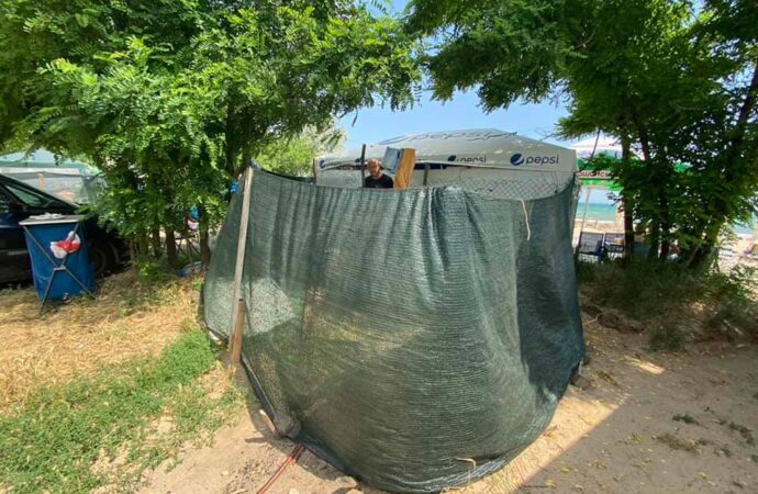 туристы-дикари в Лузановке