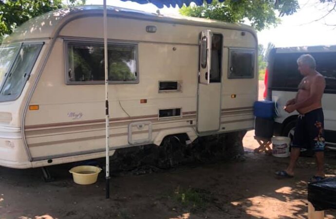 туристы-дикари в Лузановке