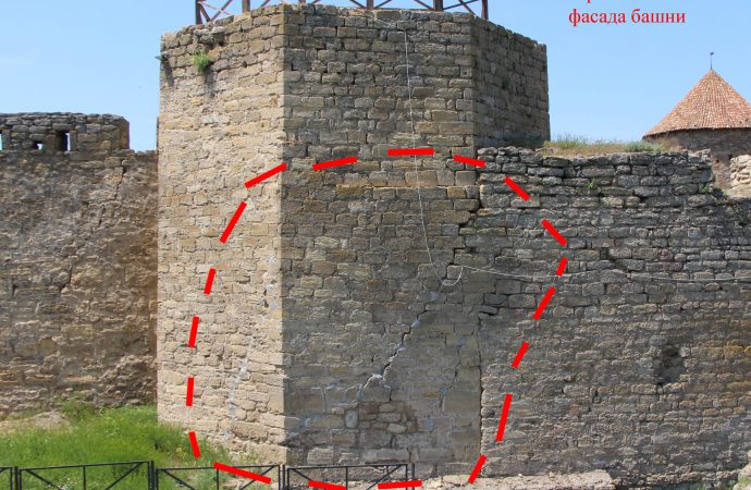 В крепости Белгород-Днестровского в любой момент может обвалиться башня