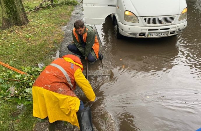 ливень в Одессе 22 июля18