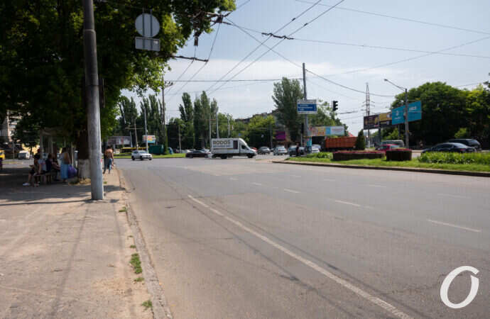 велополоса на Люстдорфской дороге