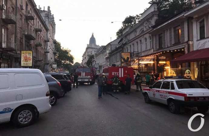 Пожар на Ланжероновской6