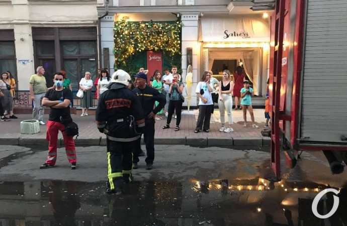 Пожар на Ланжероновской7