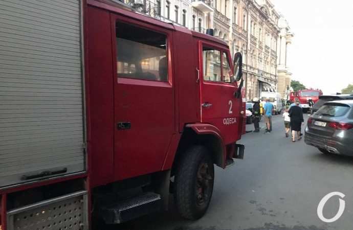 Пожар на Ланжероновской8