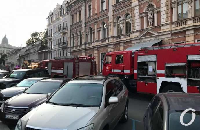 Пожар на Ланжероновской9