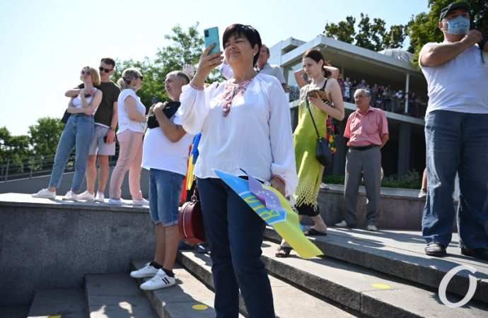 флаг на Потемкинской лестнице