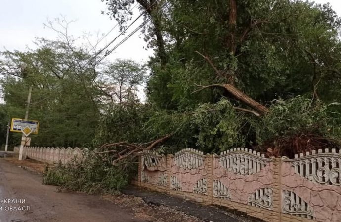 ураган в Тарутинском районе