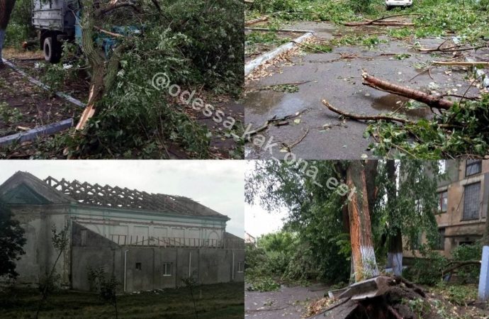 ураган в Тарутинском районе