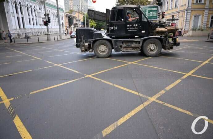 разметка на Ришельевской10