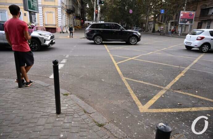 разметка на Ришельевской12