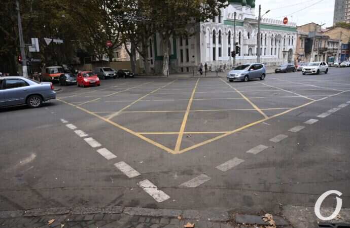 разметка на Ришельевской4