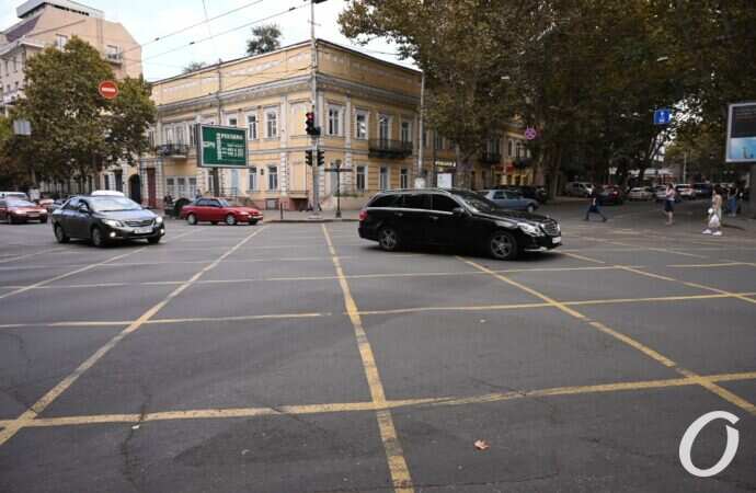 разметка на Ришельевск8ой