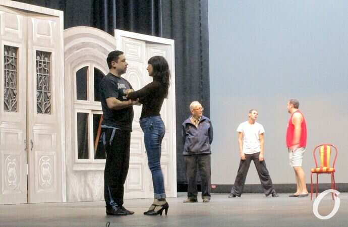 «Двенадцать стульев», репетиция5