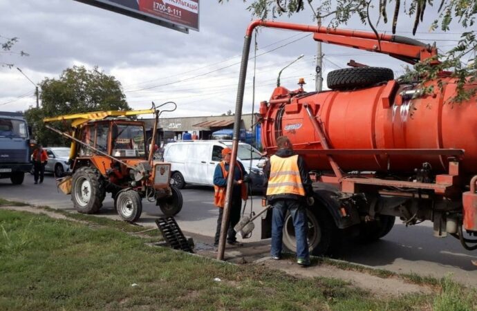 прочистка ливневки