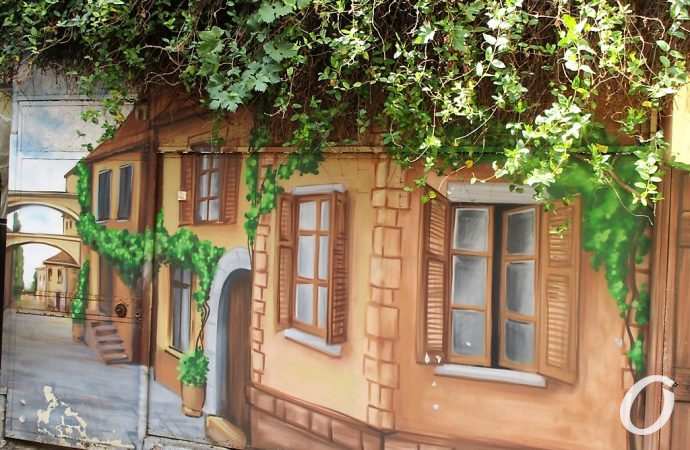 двор на Малой Арнаутской 12 стрит арт