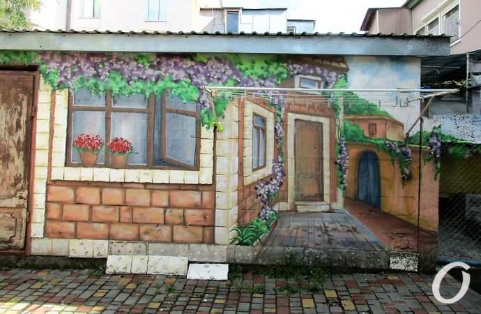 двор на Малой Арнаутской 12 стрит арт