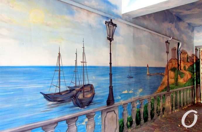 двор на Малой Арнаутской 12 стрит арт