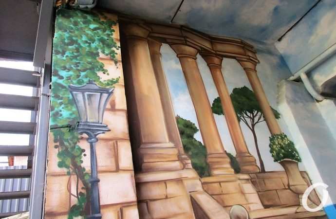 двор на Малой Арнаутской 12 стрит арт