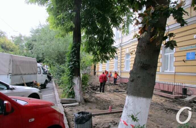 пастера ремонт тротурара