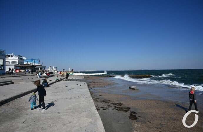 одесские пляжи в начале октября2