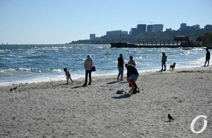одесские пляжи в начале октября11