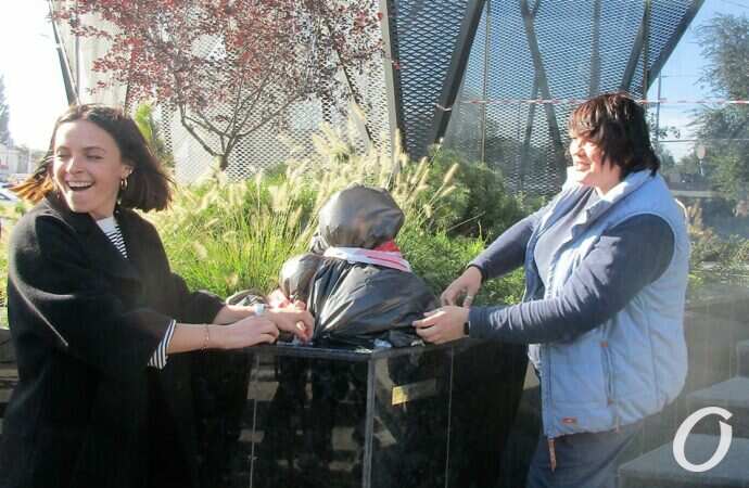 Скульптура Шуры-Мурры в Одессе, открытие