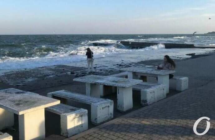 Шторм на Ланжероне11