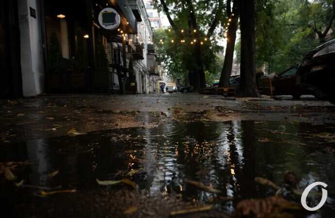 Одесса, осенний дождь, октябоь