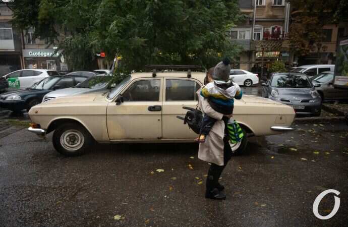 Одесса, осенний дождь, октябоь