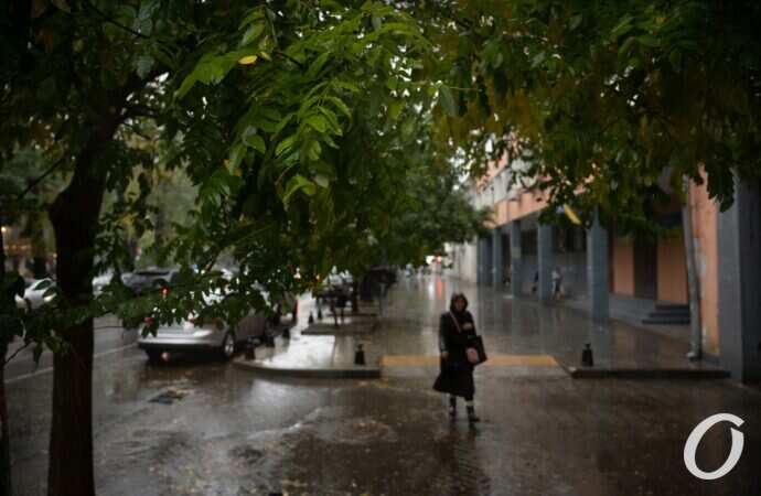 Одесса, осенний дождь, октябоь