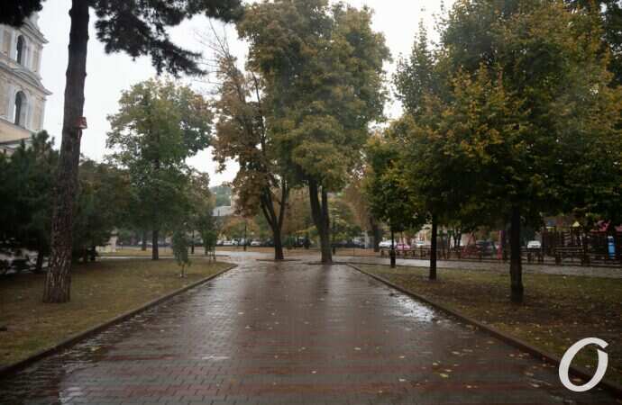 Одесса, осенний дождь, октябоь