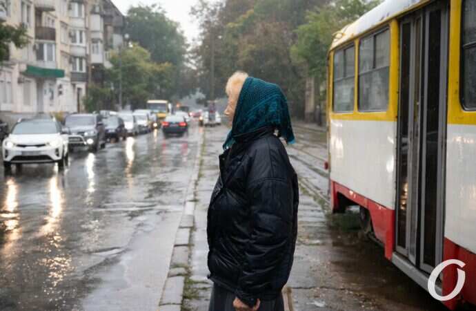 Одесса, осенний дождь, октябоь