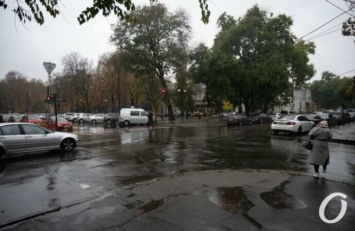 Одесса, осенний дождь, октябоь