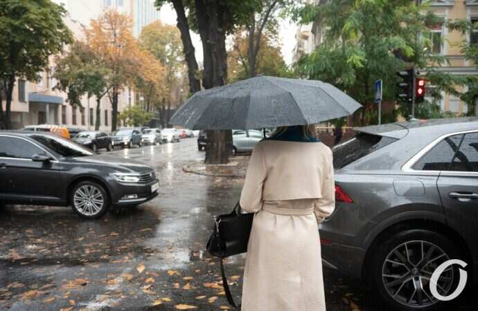 Одесса, осенний дождь, октябоь