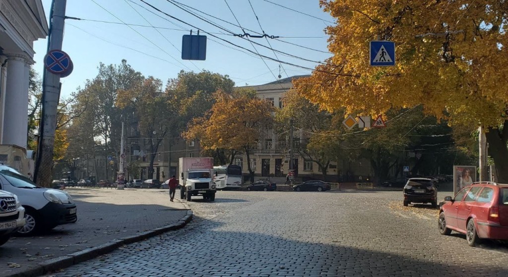новая схема дорожного движения в центре Одессы2