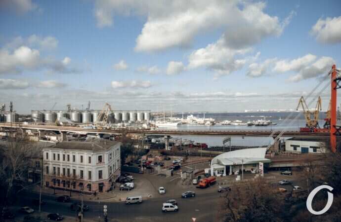 Ноябрь в центре Одессы