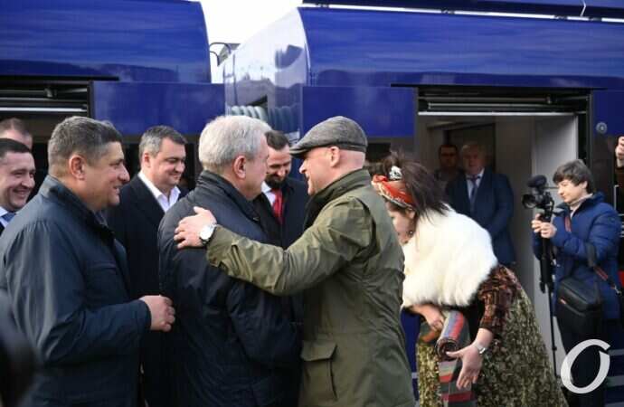 встреча нового поезда Одесса-Измаил15
